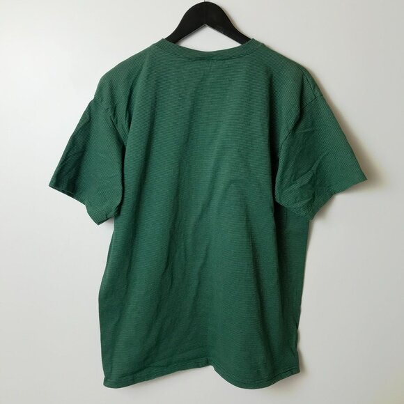 Vintage Edisto Beach SC Green XL Crest Logo USA Made Tee South Carolina 90s - Picture 9 of 11